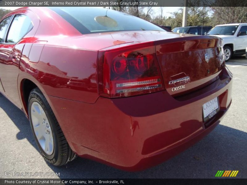Inferno Red Crystal Pearl / Dark Slate Gray/Light Slate Gray 2007 Dodge Charger SE