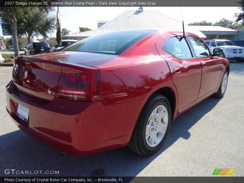 Inferno Red Crystal Pearl / Dark Slate Gray/Light Slate Gray 2007 Dodge Charger SE