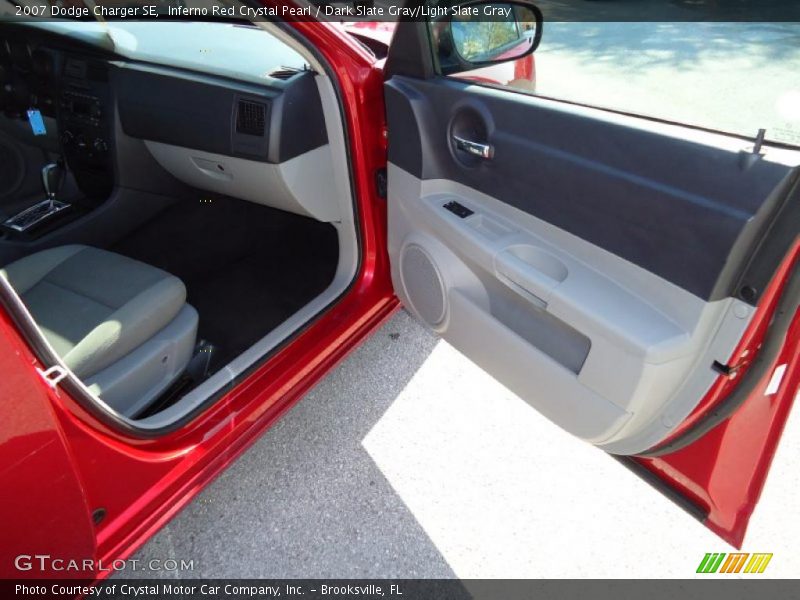 Inferno Red Crystal Pearl / Dark Slate Gray/Light Slate Gray 2007 Dodge Charger SE