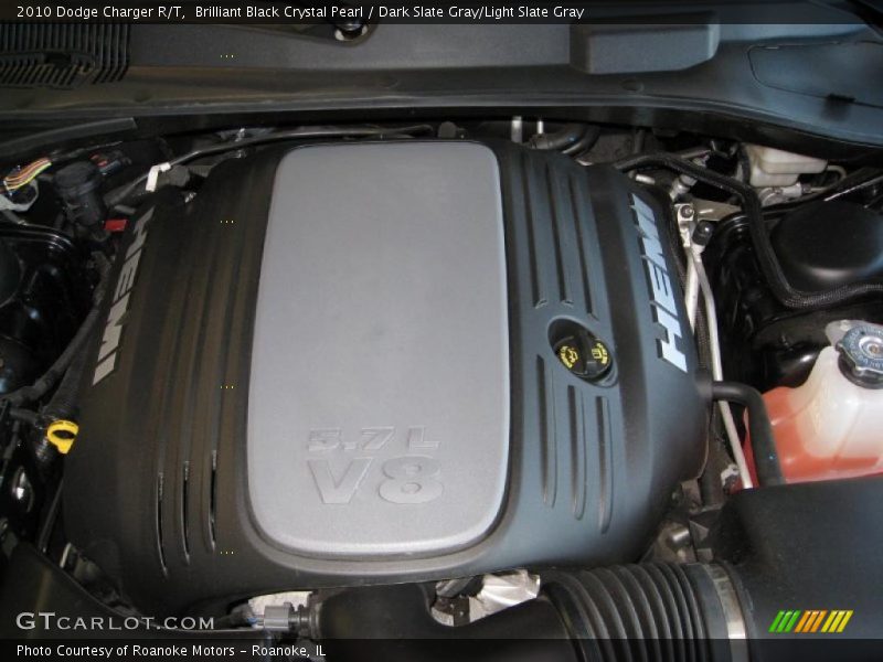 Brilliant Black Crystal Pearl / Dark Slate Gray/Light Slate Gray 2010 Dodge Charger R/T