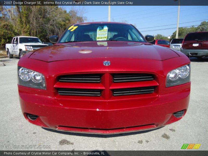 Inferno Red Crystal Pearl / Dark Slate Gray/Light Slate Gray 2007 Dodge Charger SE
