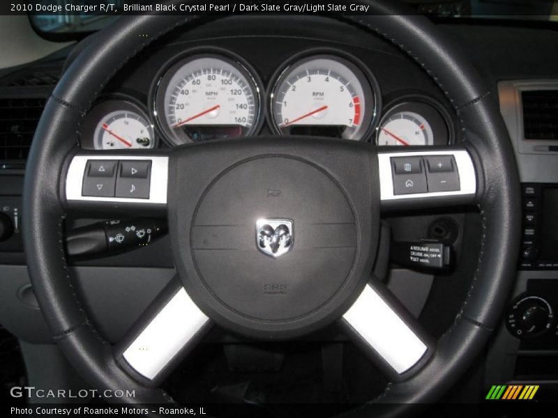 Brilliant Black Crystal Pearl / Dark Slate Gray/Light Slate Gray 2010 Dodge Charger R/T