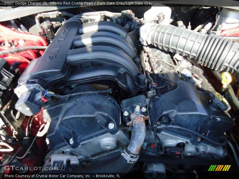 Inferno Red Crystal Pearl / Dark Slate Gray/Light Slate Gray 2007 Dodge Charger SE