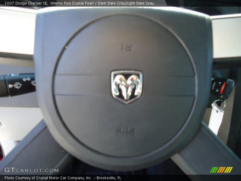 Inferno Red Crystal Pearl / Dark Slate Gray/Light Slate Gray 2007 Dodge Charger SE
