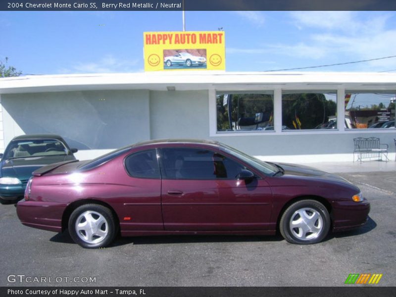 Berry Red Metallic / Neutral 2004 Chevrolet Monte Carlo SS