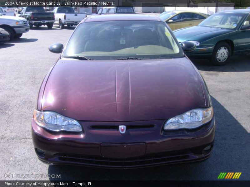 Berry Red Metallic / Neutral 2004 Chevrolet Monte Carlo SS