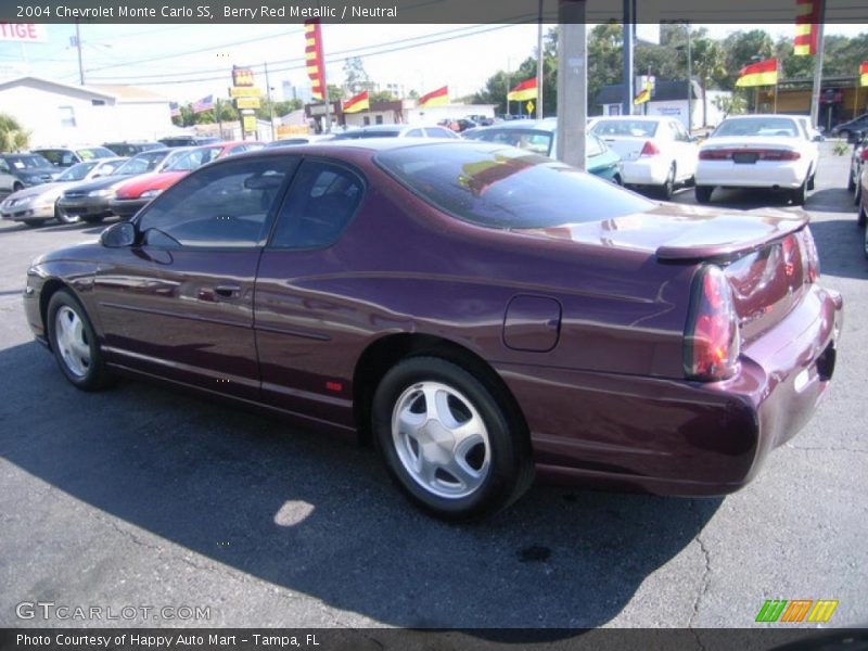 Berry Red Metallic / Neutral 2004 Chevrolet Monte Carlo SS