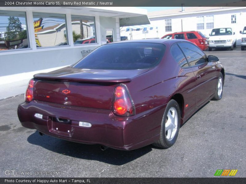 Berry Red Metallic / Neutral 2004 Chevrolet Monte Carlo SS
