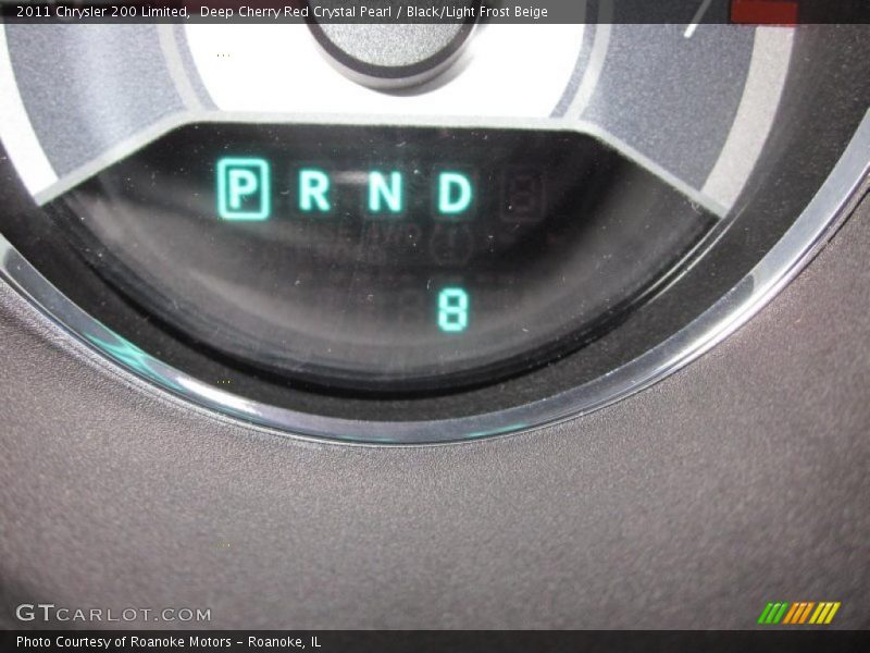 Deep Cherry Red Crystal Pearl / Black/Light Frost Beige 2011 Chrysler 200 Limited