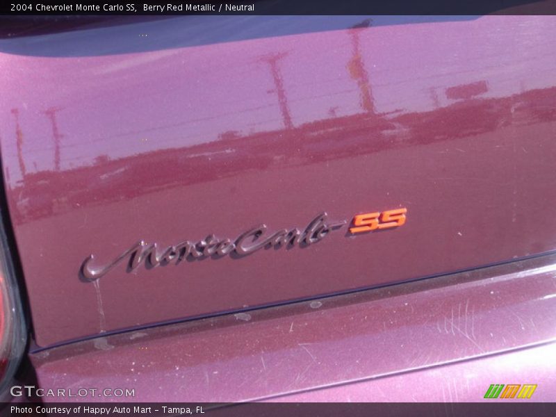 Berry Red Metallic / Neutral 2004 Chevrolet Monte Carlo SS