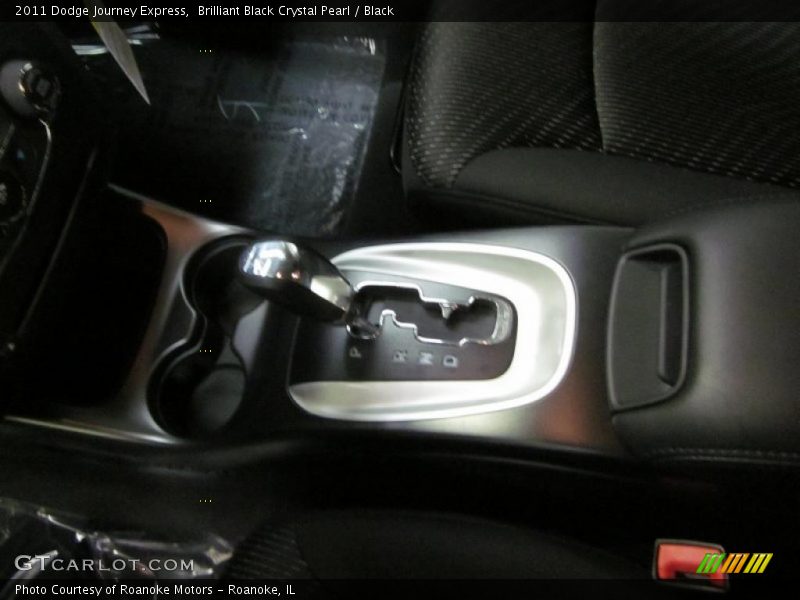 Brilliant Black Crystal Pearl / Black 2011 Dodge Journey Express