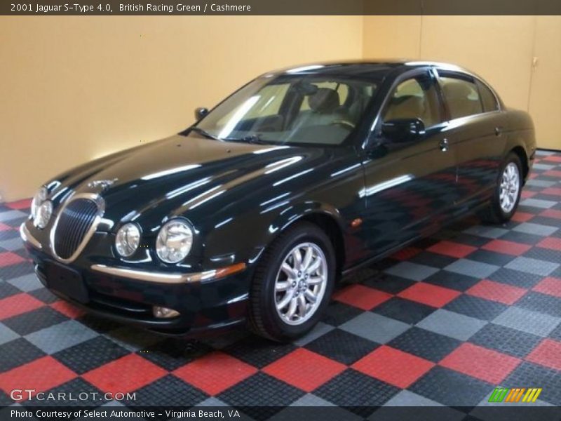 British Racing Green / Cashmere 2001 Jaguar S-Type 4.0