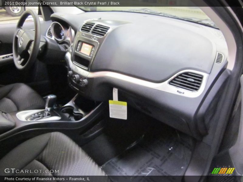 Brilliant Black Crystal Pearl / Black 2011 Dodge Journey Express