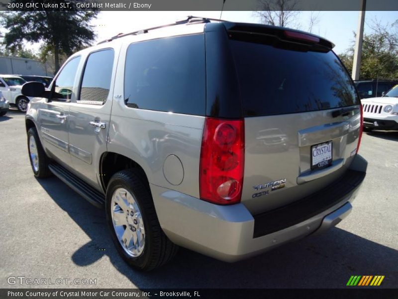 Gold Mist Metallic / Ebony 2009 GMC Yukon SLT