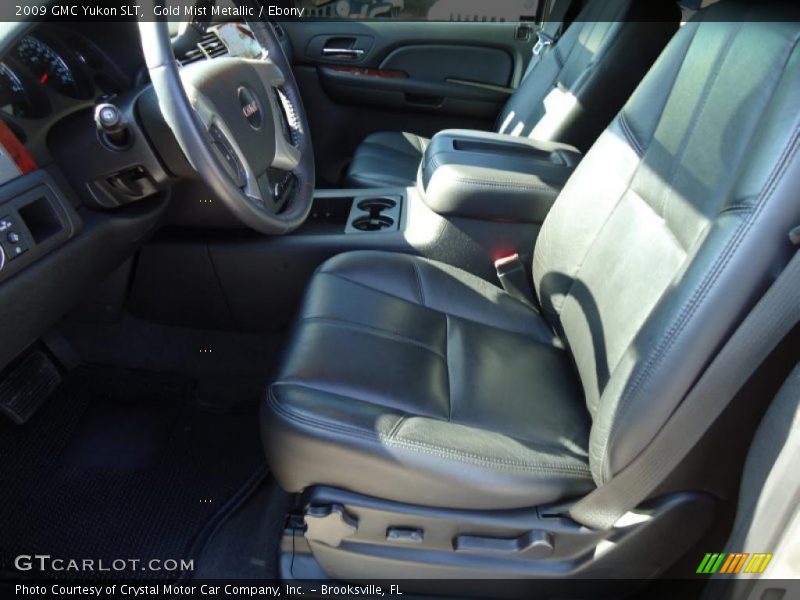Gold Mist Metallic / Ebony 2009 GMC Yukon SLT