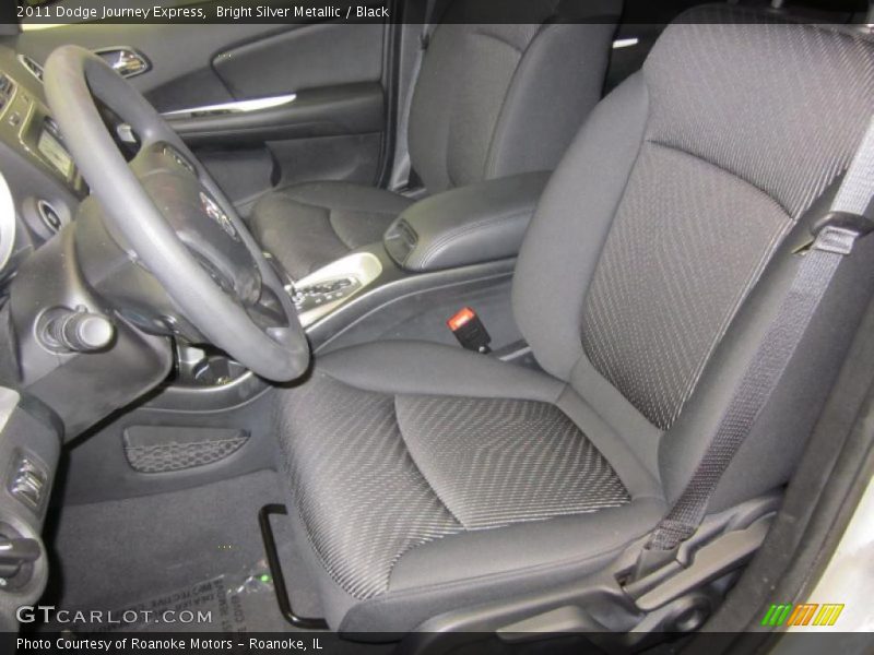 Bright Silver Metallic / Black 2011 Dodge Journey Express