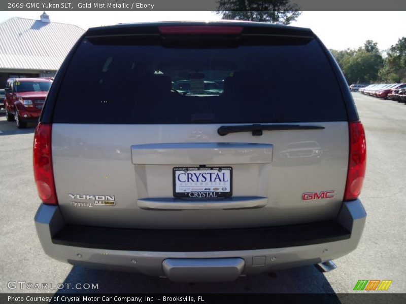 Gold Mist Metallic / Ebony 2009 GMC Yukon SLT