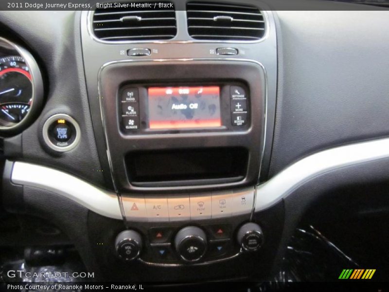 Bright Silver Metallic / Black 2011 Dodge Journey Express
