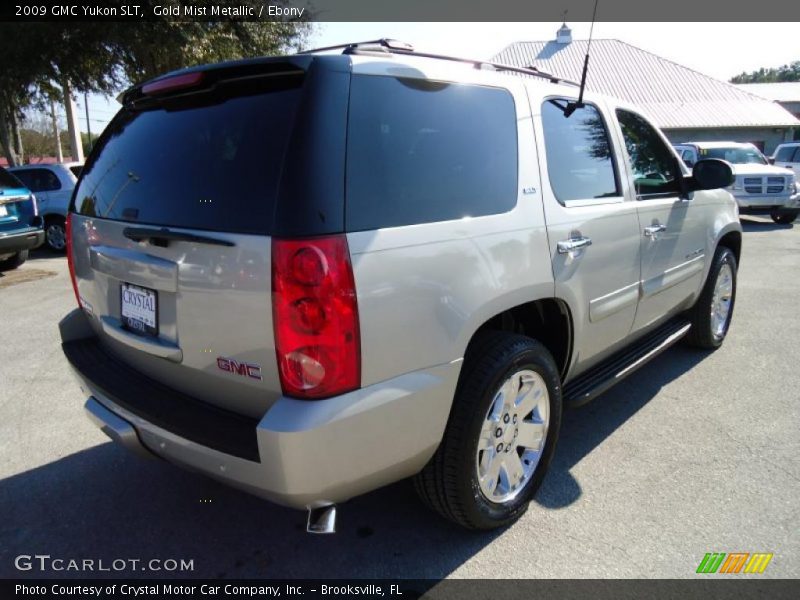 Gold Mist Metallic / Ebony 2009 GMC Yukon SLT