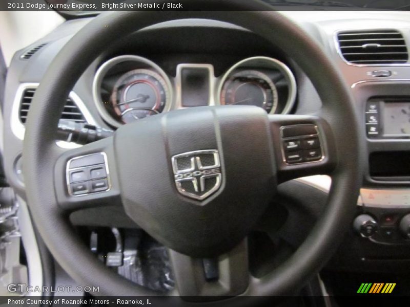Bright Silver Metallic / Black 2011 Dodge Journey Express