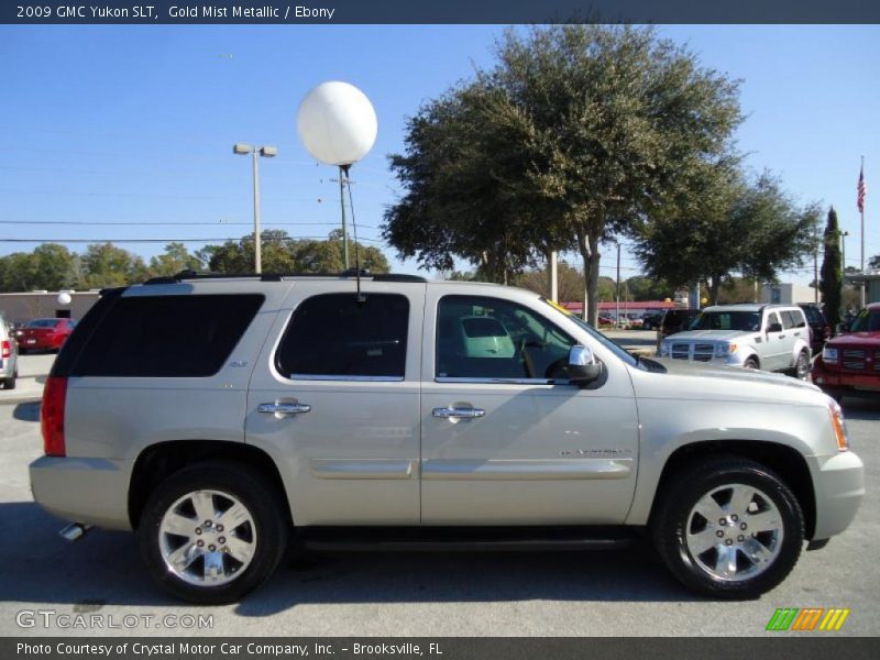 Gold Mist Metallic / Ebony 2009 GMC Yukon SLT