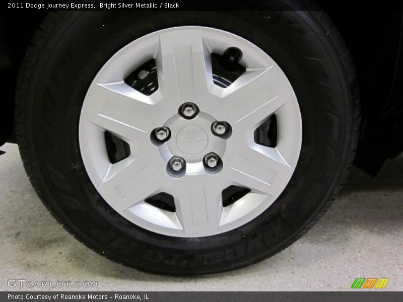 Bright Silver Metallic / Black 2011 Dodge Journey Express