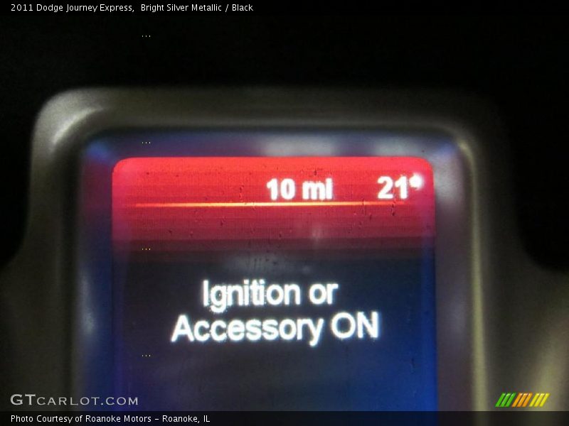 Bright Silver Metallic / Black 2011 Dodge Journey Express