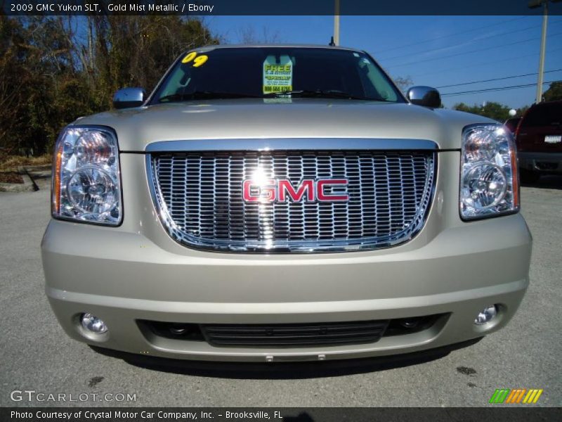 Gold Mist Metallic / Ebony 2009 GMC Yukon SLT
