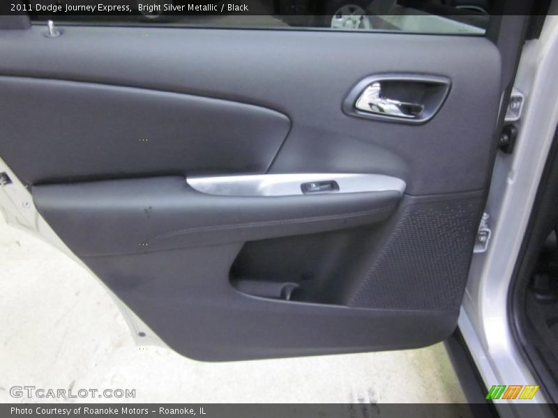 Bright Silver Metallic / Black 2011 Dodge Journey Express