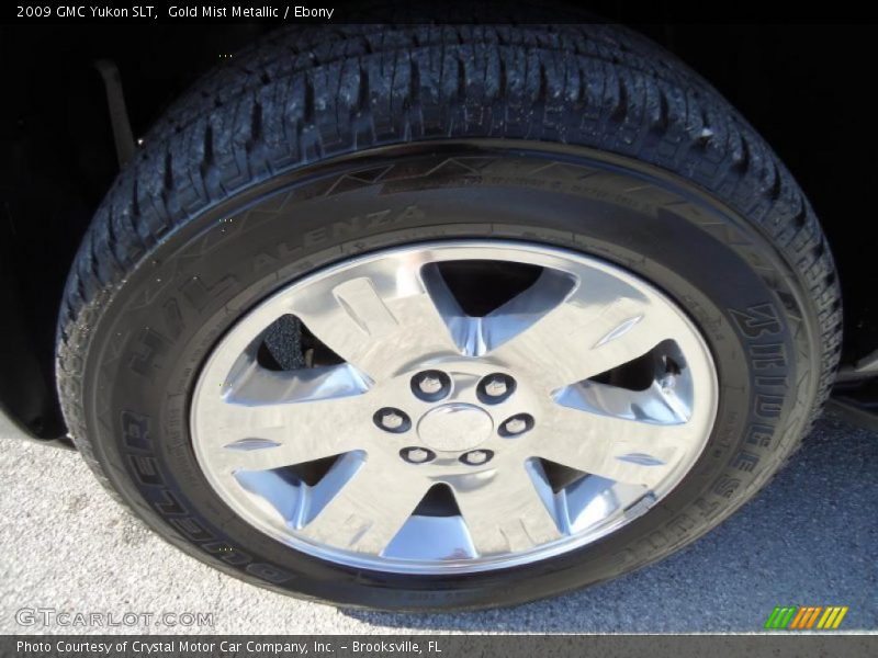 Gold Mist Metallic / Ebony 2009 GMC Yukon SLT