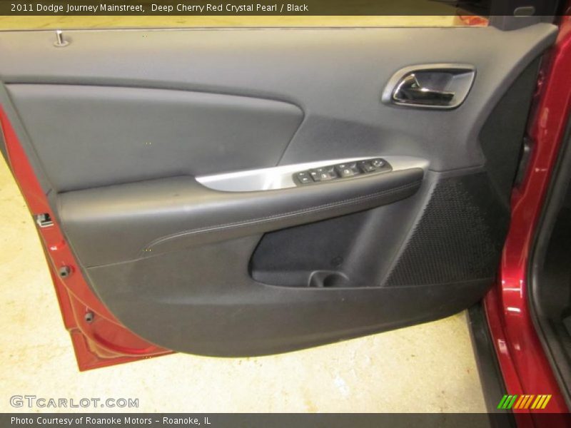 Deep Cherry Red Crystal Pearl / Black 2011 Dodge Journey Mainstreet