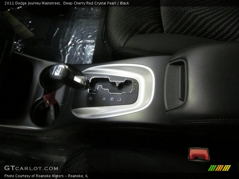 Deep Cherry Red Crystal Pearl / Black 2011 Dodge Journey Mainstreet