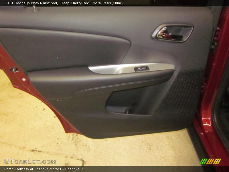 Deep Cherry Red Crystal Pearl / Black 2011 Dodge Journey Mainstreet