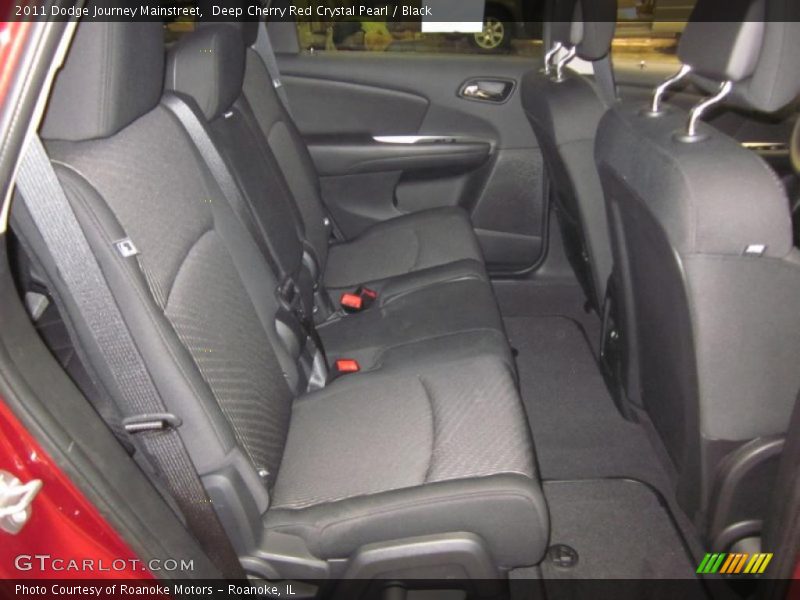 Deep Cherry Red Crystal Pearl / Black 2011 Dodge Journey Mainstreet