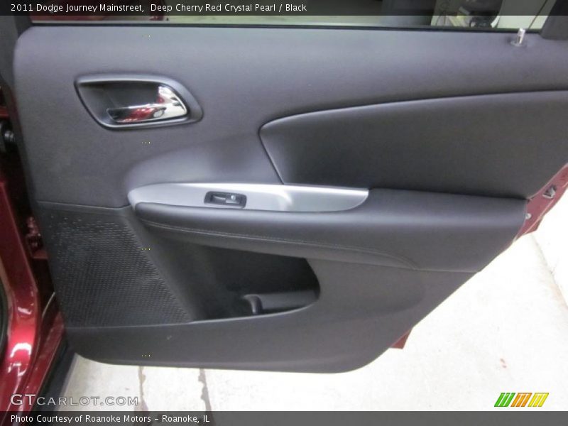 Deep Cherry Red Crystal Pearl / Black 2011 Dodge Journey Mainstreet