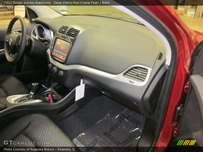 Deep Cherry Red Crystal Pearl / Black 2011 Dodge Journey Mainstreet