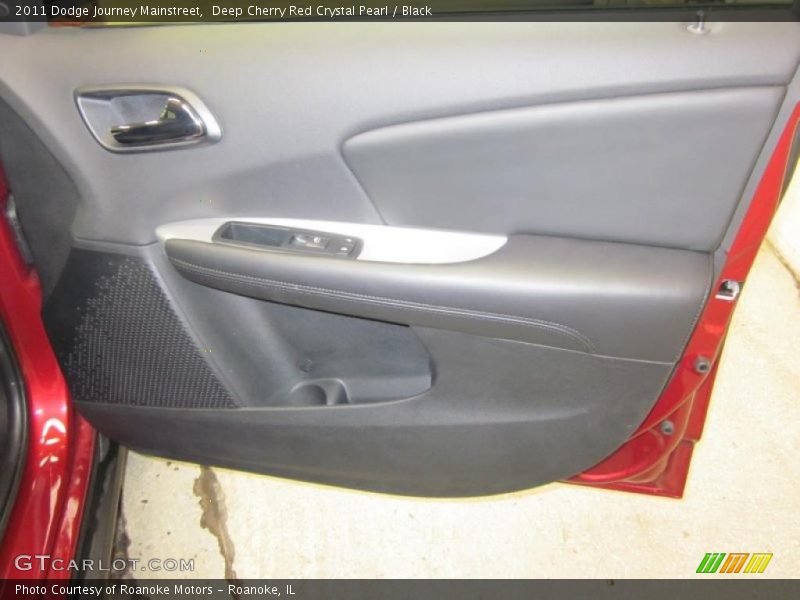 Deep Cherry Red Crystal Pearl / Black 2011 Dodge Journey Mainstreet