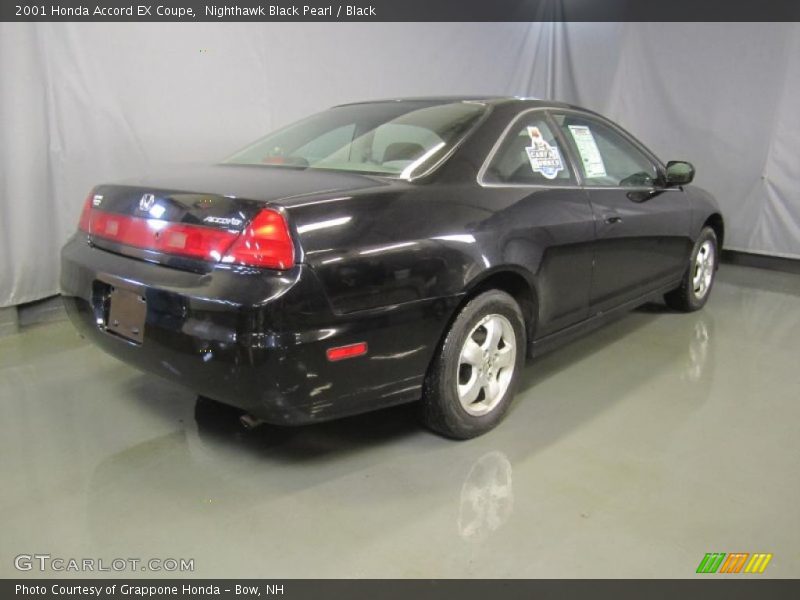 Nighthawk Black Pearl / Black 2001 Honda Accord EX Coupe