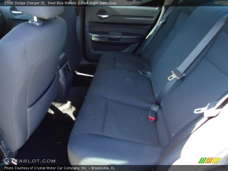 Steel Blue Metallic / Dark/Light Slate Gray 2008 Dodge Charger SE