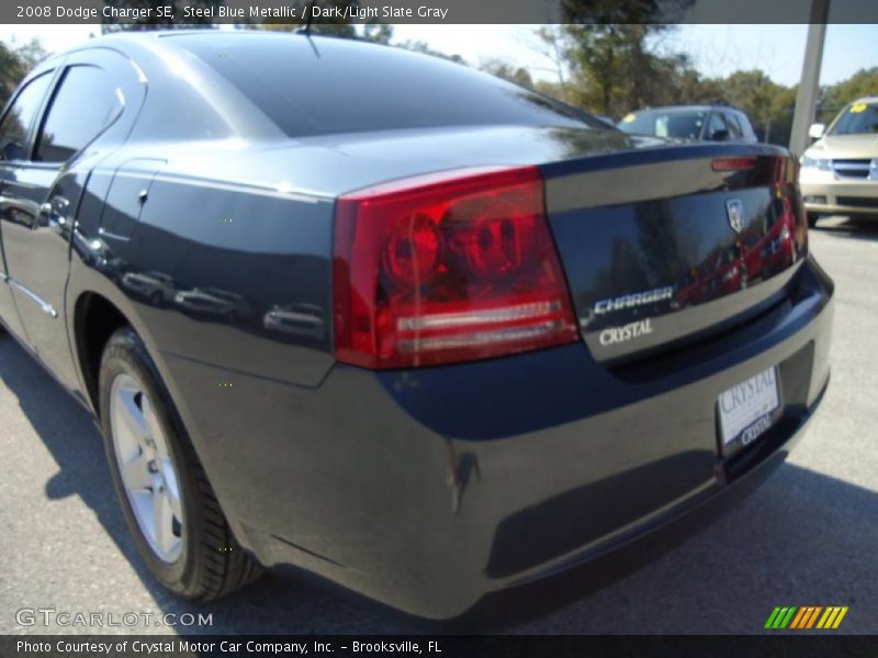 Steel Blue Metallic / Dark/Light Slate Gray 2008 Dodge Charger SE