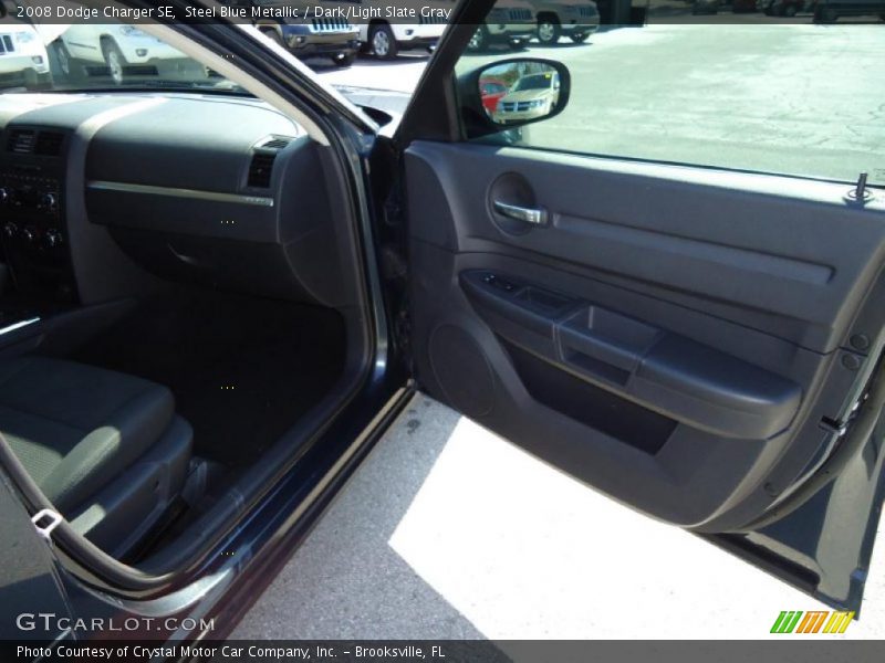Steel Blue Metallic / Dark/Light Slate Gray 2008 Dodge Charger SE