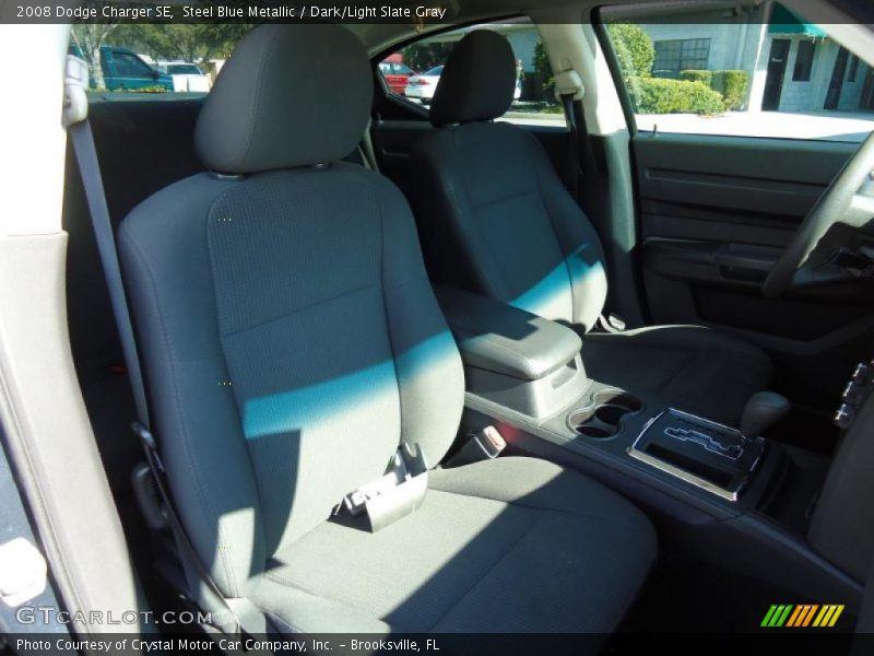 Steel Blue Metallic / Dark/Light Slate Gray 2008 Dodge Charger SE