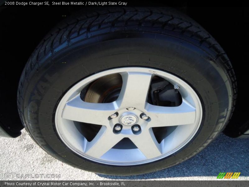 Steel Blue Metallic / Dark/Light Slate Gray 2008 Dodge Charger SE