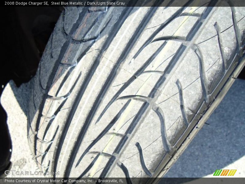 Steel Blue Metallic / Dark/Light Slate Gray 2008 Dodge Charger SE