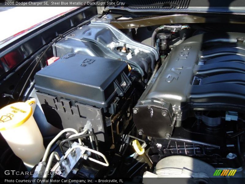 Steel Blue Metallic / Dark/Light Slate Gray 2008 Dodge Charger SE