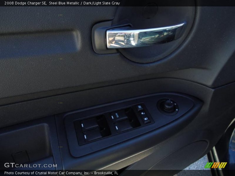 Steel Blue Metallic / Dark/Light Slate Gray 2008 Dodge Charger SE