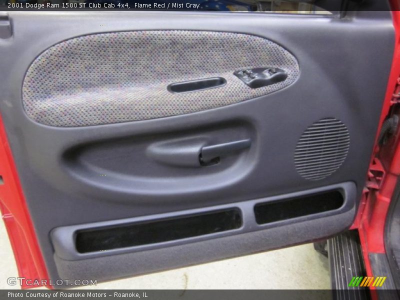 Flame Red / Mist Gray 2001 Dodge Ram 1500 ST Club Cab 4x4