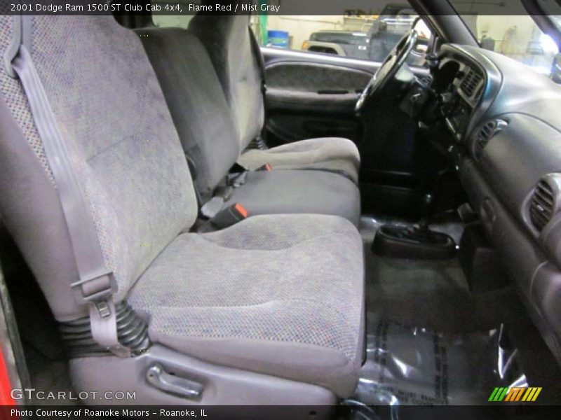 Flame Red / Mist Gray 2001 Dodge Ram 1500 ST Club Cab 4x4