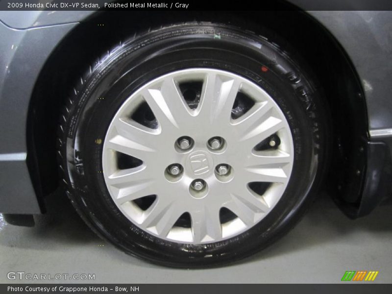 Polished Metal Metallic / Gray 2009 Honda Civic DX-VP Sedan