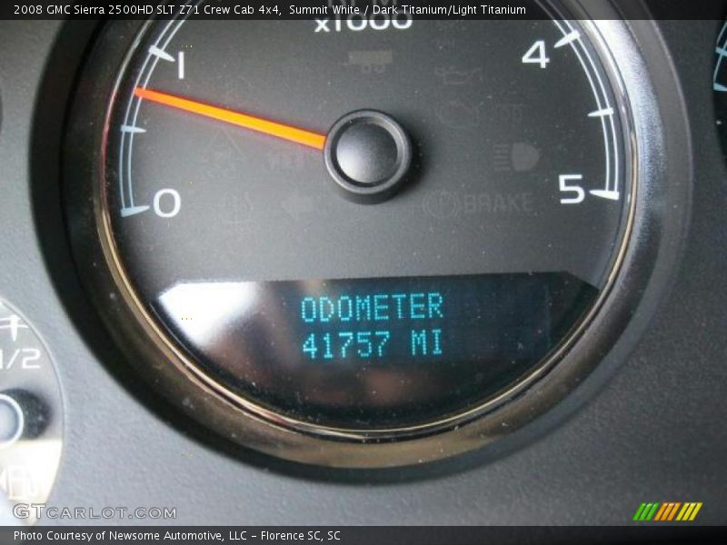 Summit White / Dark Titanium/Light Titanium 2008 GMC Sierra 2500HD SLT Z71 Crew Cab 4x4